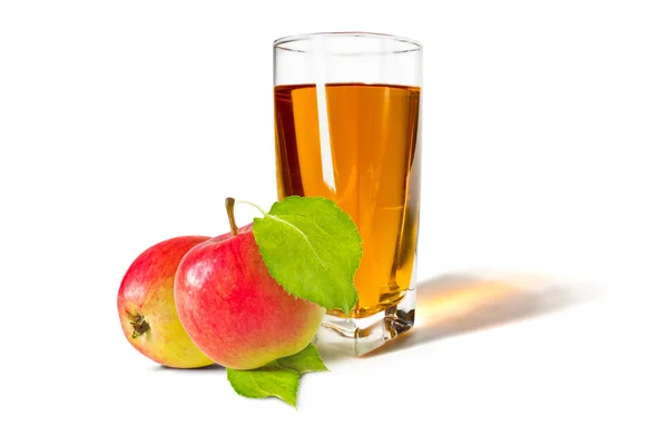 A glass of apple juice — Stock Photo, Image
