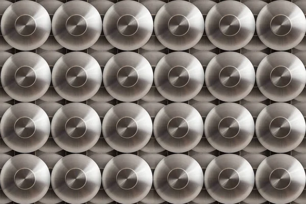 Cerchi concentrici in metallo — Foto Stock