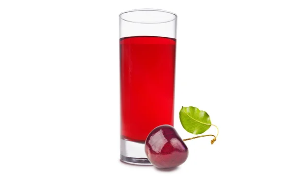 Ein Glas Kirschsaft — Stockfoto