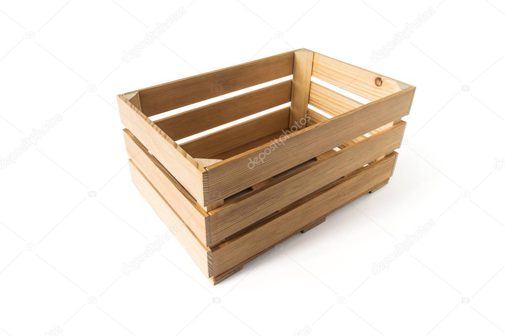 One wooden box