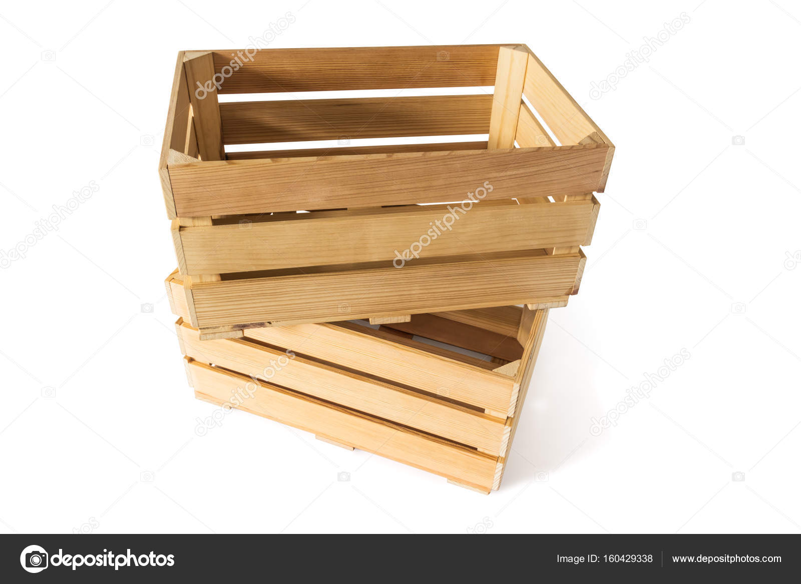 Wooden boxes empty — Stock Photo © pilotL39 160429338
