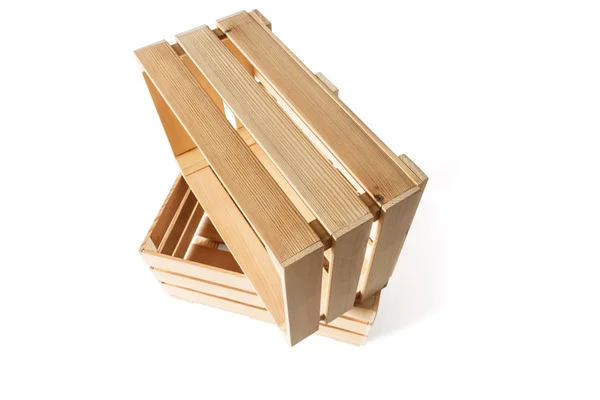 Cutii de lemn goale — Fotografie, imagine de stoc