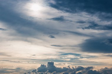 Overcast cloudy sky