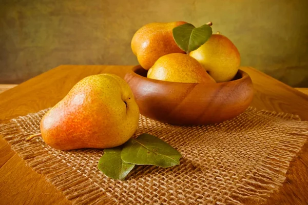 Still life with pears — Stock Photo, Image