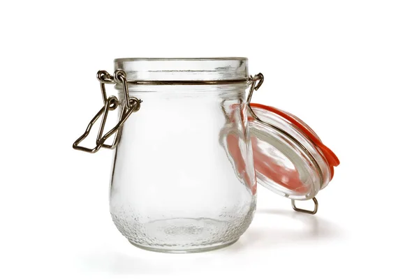 Empty glass jar — Stock Photo, Image