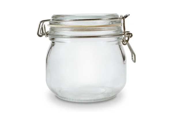 Empty glass jar — Stock Photo, Image