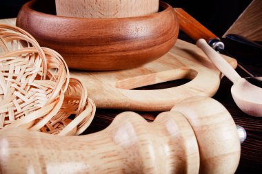 bir mutfak gereçleri seti 