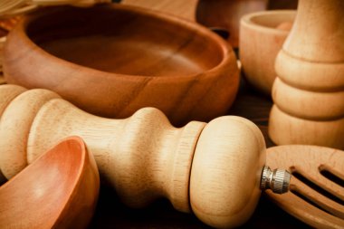 bir mutfak gereçleri seti 