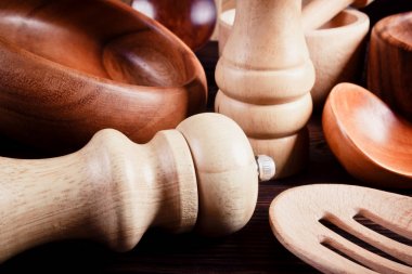 bir mutfak gereçleri seti 