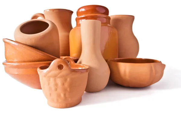 Een verzameling van keramische ware — Stockfoto