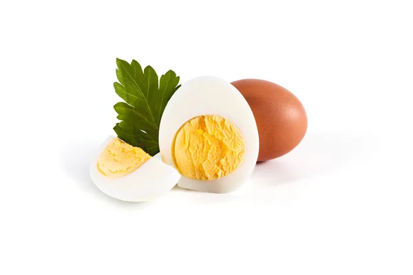 Half boiled egg — Stock Photo, Image