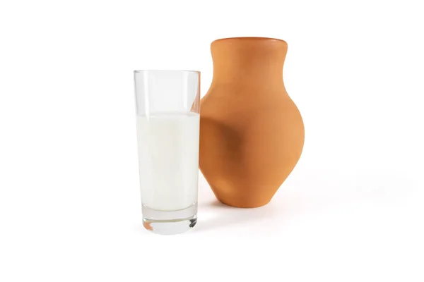 Un verre de lait — Photo