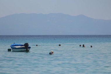 Yunanistan 'ın Halkidiki kentinde yaz tatili