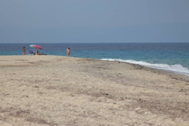 Yunanistan 'ın Halkidiki kentinde yaz tatilleri