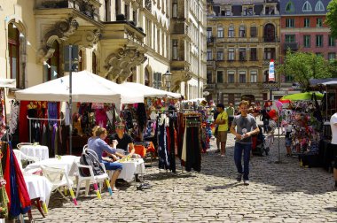 Dresden, Almanya 'da Seyahat (Bunte β blik Neustadt)