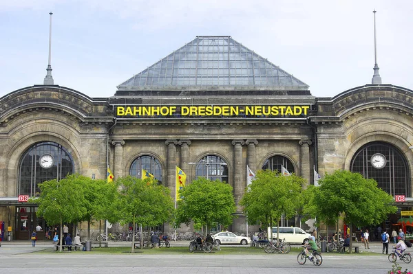 Reisen Dresden Bunte Republik Neustadt — Stockfoto