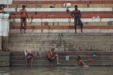 Hindistan 'ın kutsal şehri Varanasi.