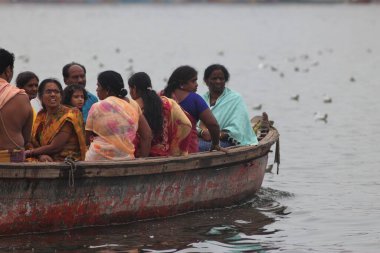 Hindistan 'ın kutsal şehri Varanasi.