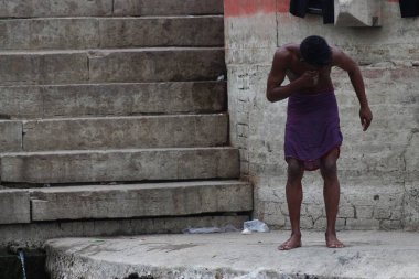 Hindistan 'ın kutsal şehri Varanasi.