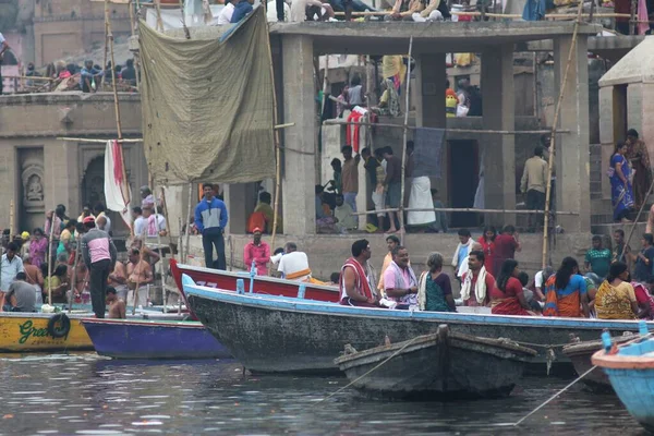 Svaté Město Varanasi Indie — Stock fotografie