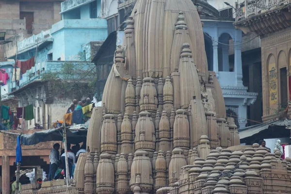 Den Heliga Staden Varanasi Indien — Stockfoto