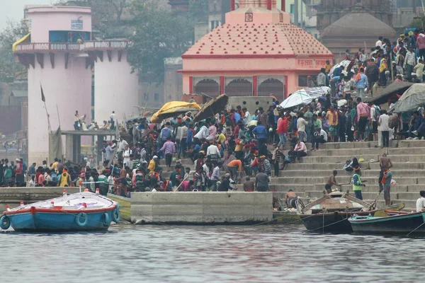 Svaté Město Varanasi Indie — Stock fotografie