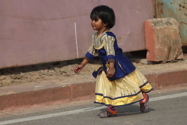 Dans Les Rues Delhi Inde — Photo