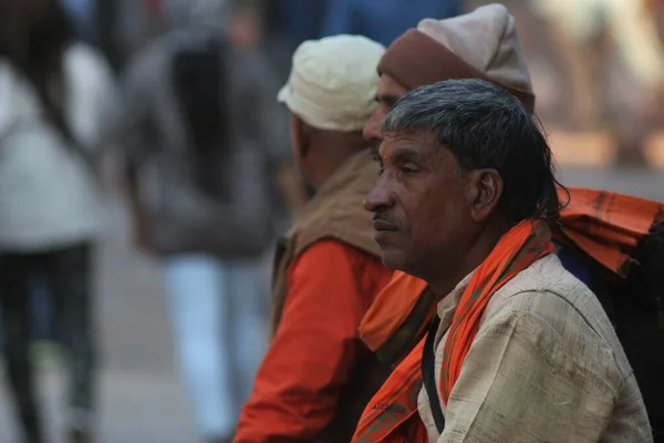 Nas Ruas Delhi Índia — Fotografia de Stock