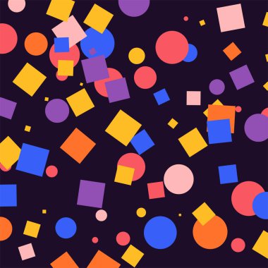 renkli geometrik figürler ile Seamless Modeli