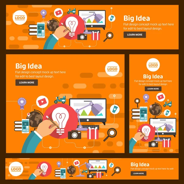 Düz tasarım konsepti iş dijital pazarlama konu iletişim konusunda teşvik. Vektör çizim.