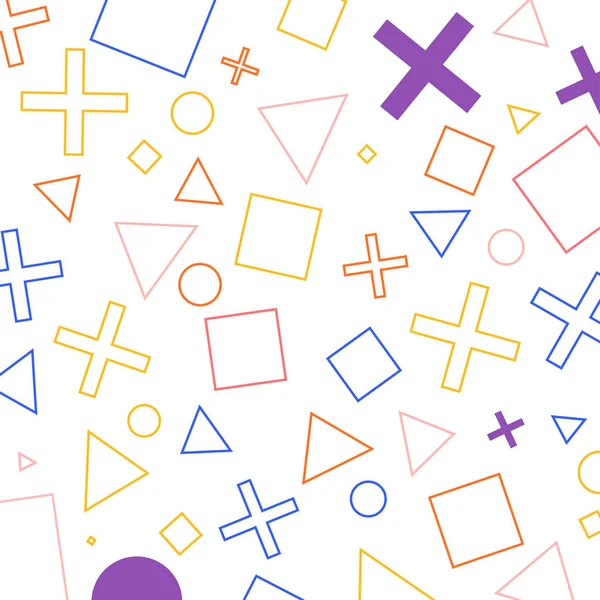 renkli geometrik figürler ile Seamless Modeli
