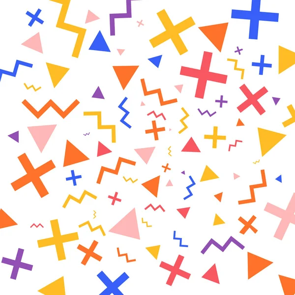 renkli geometrik figürler ile Seamless Modeli