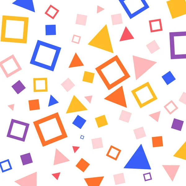 renkli geometrik figürler ile Seamless Modeli