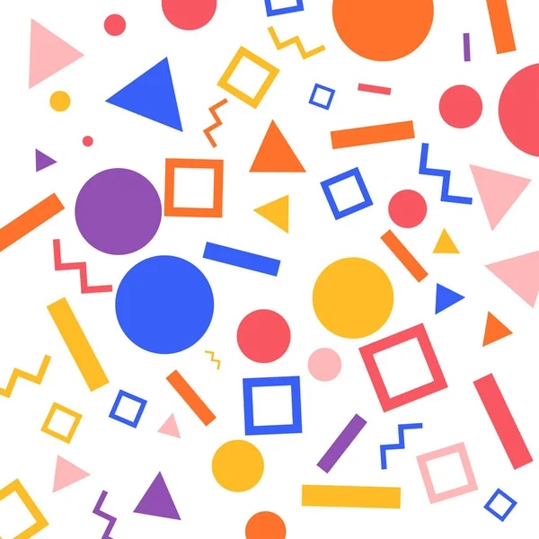 renkli geometrik figürler ile Seamless Modeli