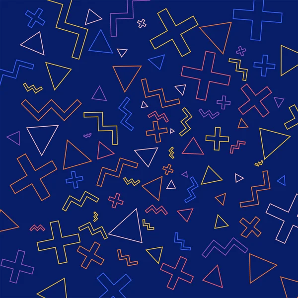 renkli geometrik figürler ile Seamless Modeli