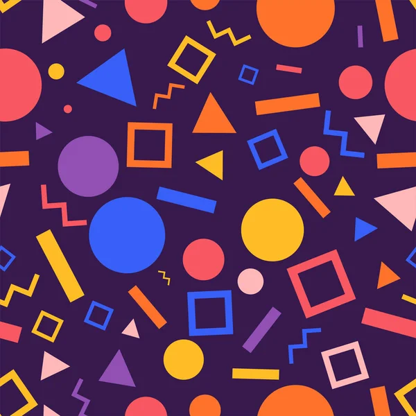 renkli geometrik figürler ile Seamless Modeli