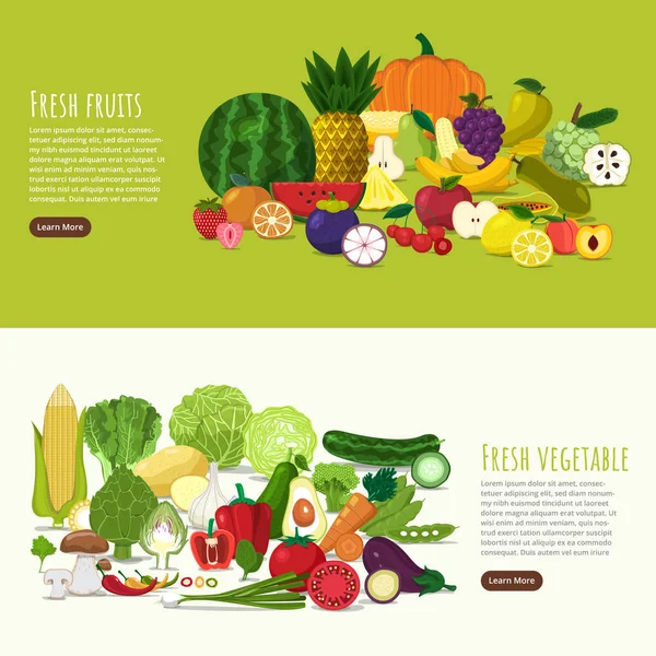 Aliments sains — Image vectorielle