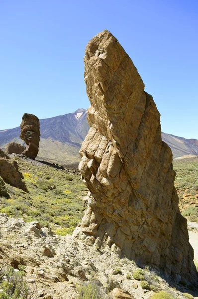 Parco Nazionale del Monte Teide diga fonolitica — Foto Stock