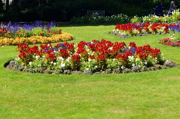 Jephson Gardens en Leamington Spa, Warwickshire — Foto de Stock