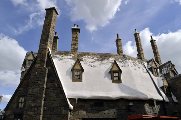 Universal Studios Resort Hogsmeade Village Rooftops — Stock Photo, Image