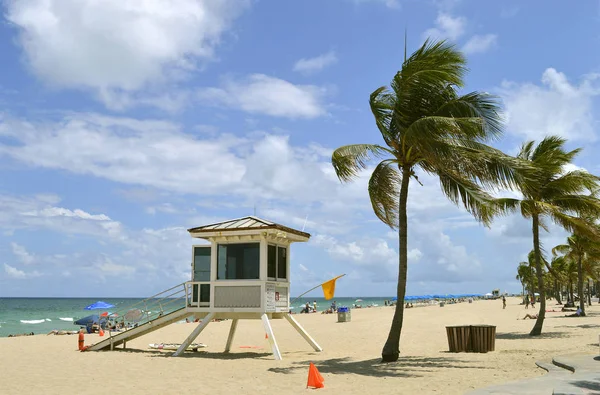 Estación de salvavidas de Fort Lauderdale Beach — Foto de Stock