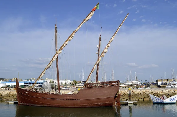 Replica of the caravel Boa Esperanca — Stock Photo, Image