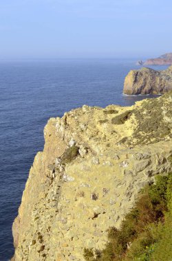 Cape St. Vincent kayalıklarla Algarve kıyısında