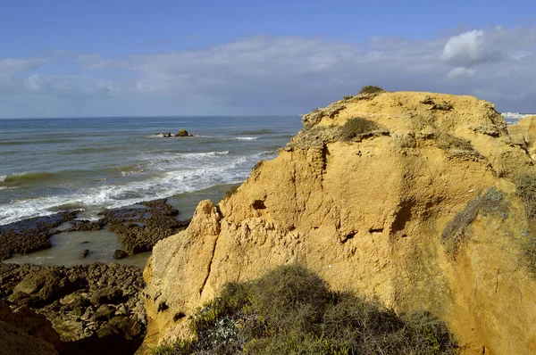 Plage de Sietskes sur la côte de l'Algarve — Photo