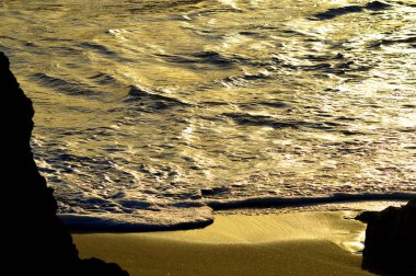 Sietskes Beach tek renkli görünüm