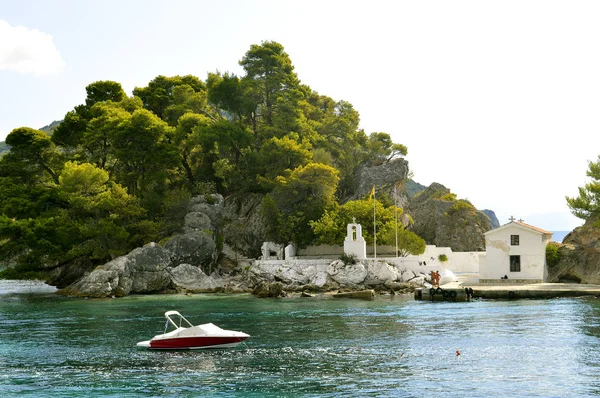 Paxos alberga una isla griega en el mar Jónico —  Fotos de Stock