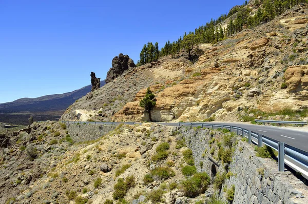 Las Casas v Mount Teide National Park — Stock fotografie