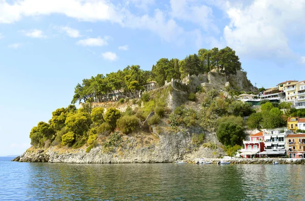 İyon Denizi bir Yunan adasında Paxos liman — Stok fotoğraf