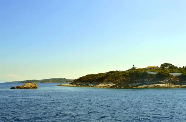 Antipaxos İyon Denizi bir Yunan Adası — Stok fotoğraf