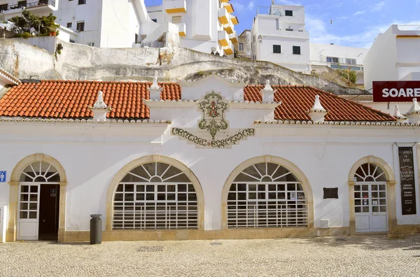 Albufeira casco antiguo galería de arte — Foto de Stock